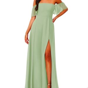 Never Worn Bridesmaid Dress - Dusty Sage XS
